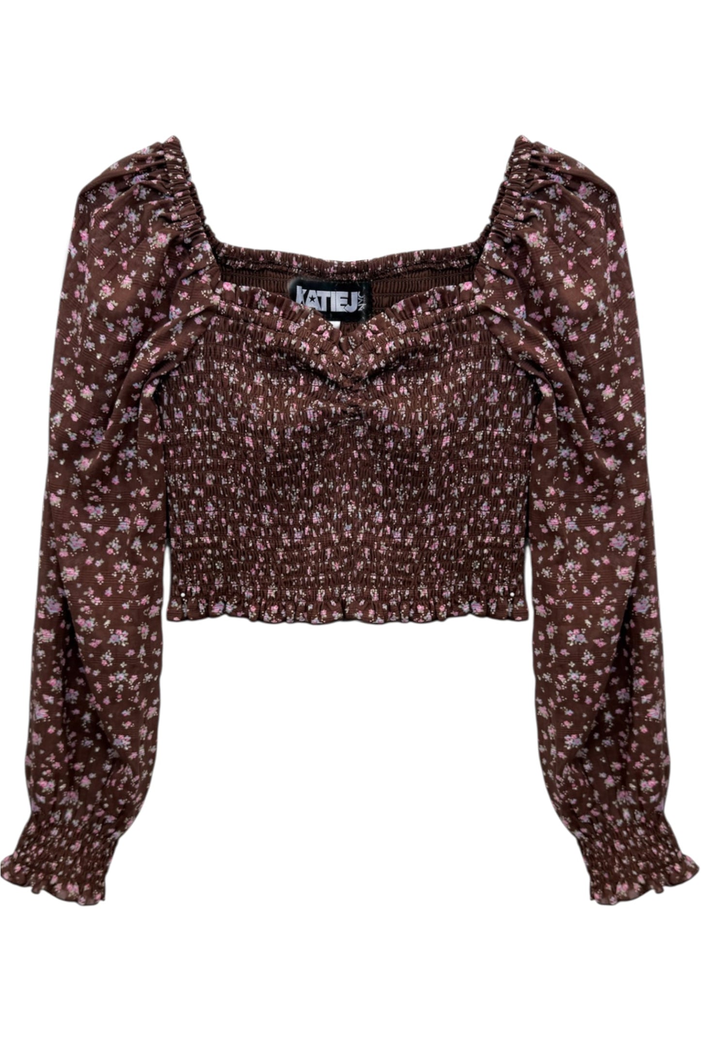 TWEEN CHLOE PRINTED LONG SLEEVE TOP - FINAL SALE