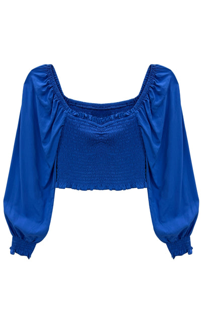 JUNIOR CHLOE SOLID LONG SLEEVE TOP - FINAL SALE