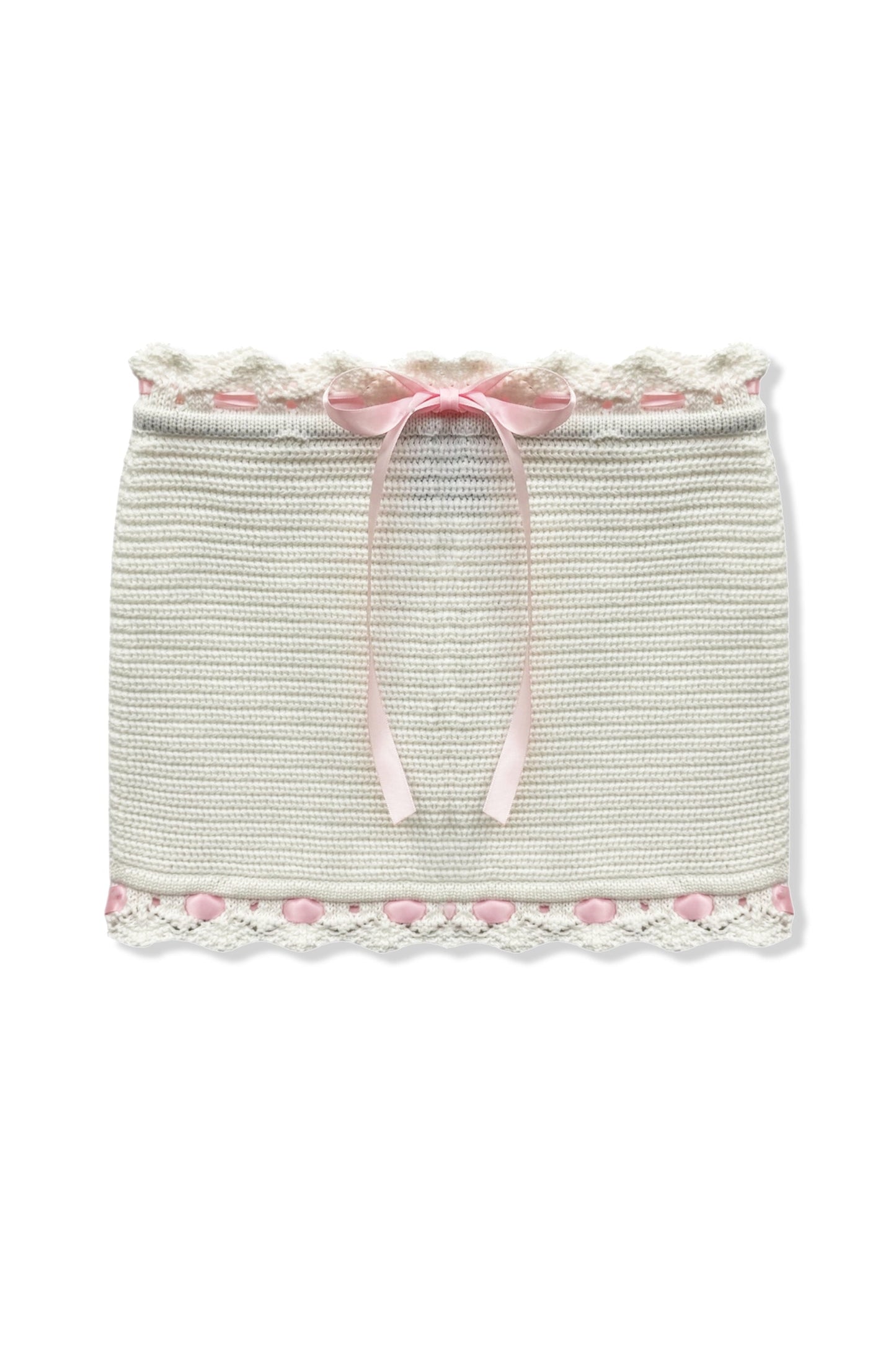 TWEEN CONNIE CROCHET SKIRT WITH RIBBON TIE