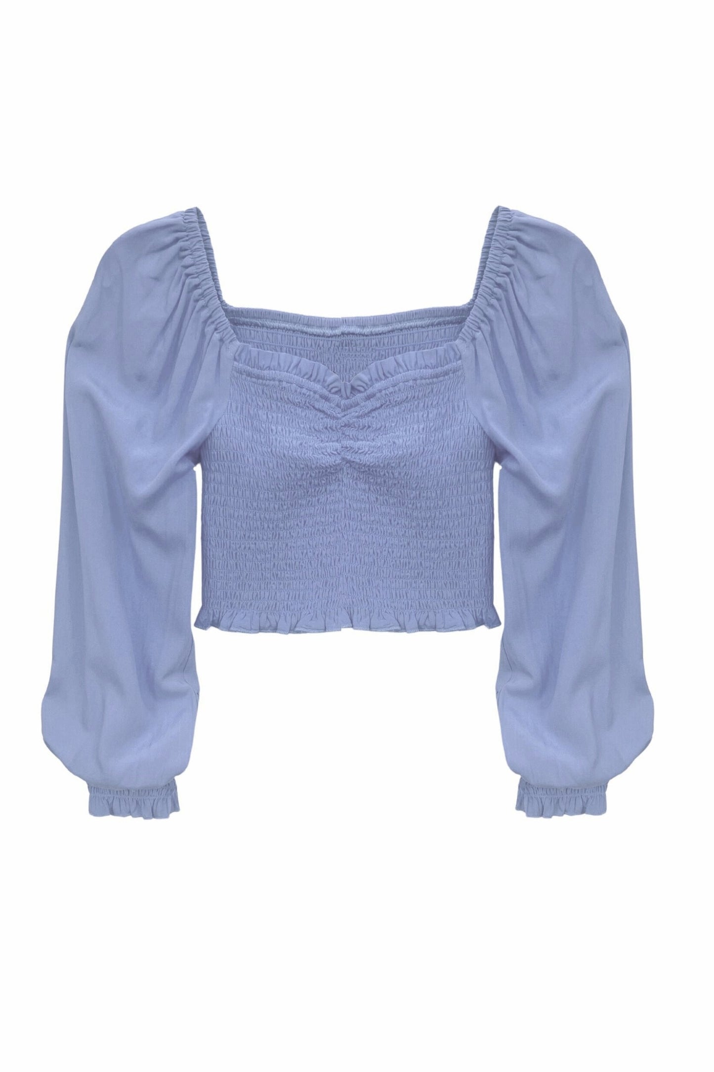 JUNIOR CHLOE SOLID LONG SLEEVE TOP - FINAL SALE