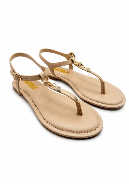 DANI CHARM LEATHER SANDAL