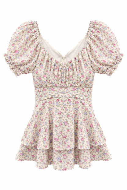 JUNIOR DELILAH PRINTED DRESS