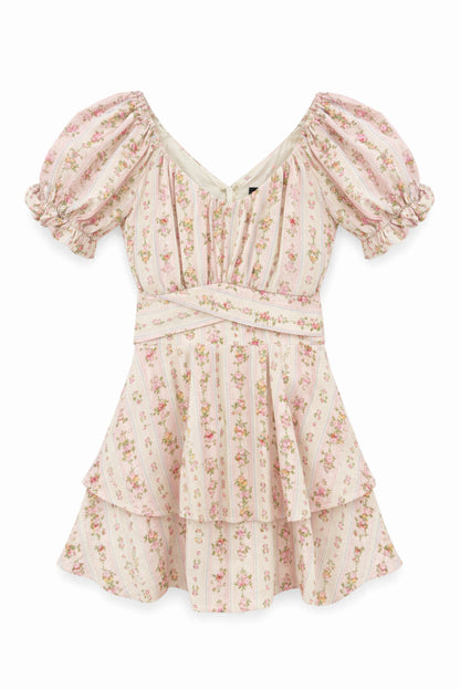 JUNIOR DELILAH PRINTED DRESS