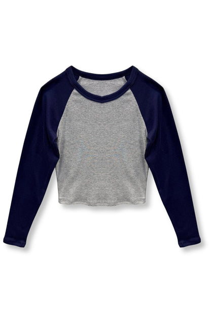 TWEEN ROWAN LONG SLEEVE RAGLAN TEE - FINAL SALE