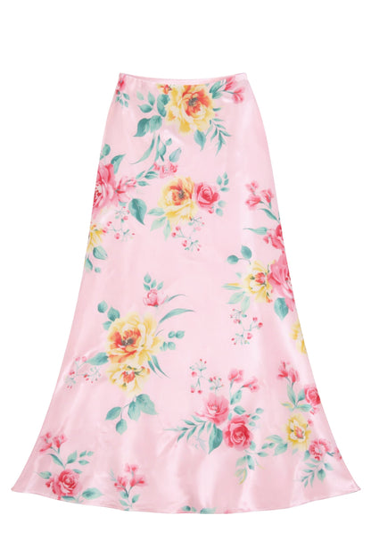 TWEEN ANASTASIA PRINTED SATIN MAXI SKIRT