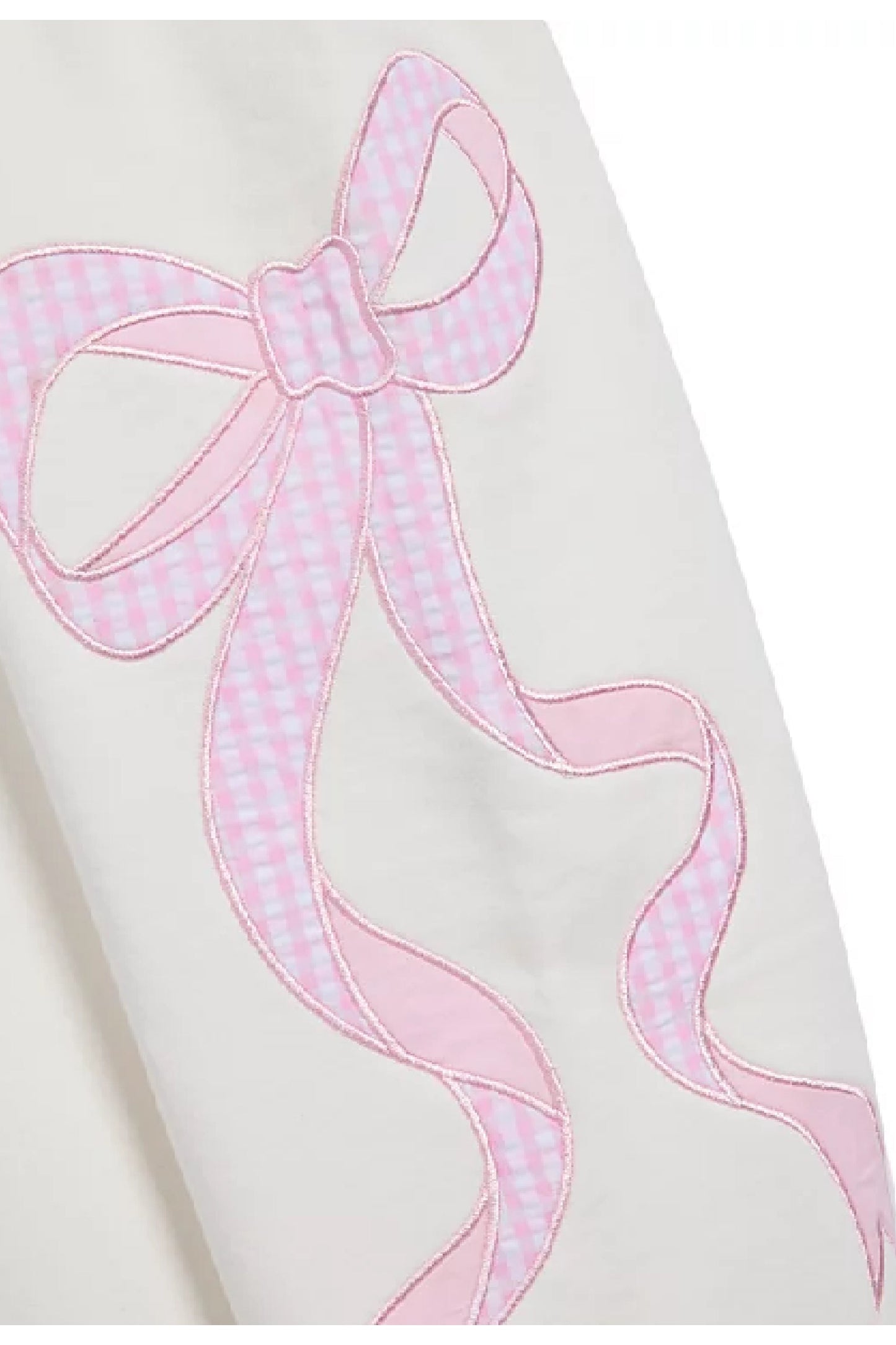 TWEEN DYLAN BOW APPLIQUE SWEATPANT