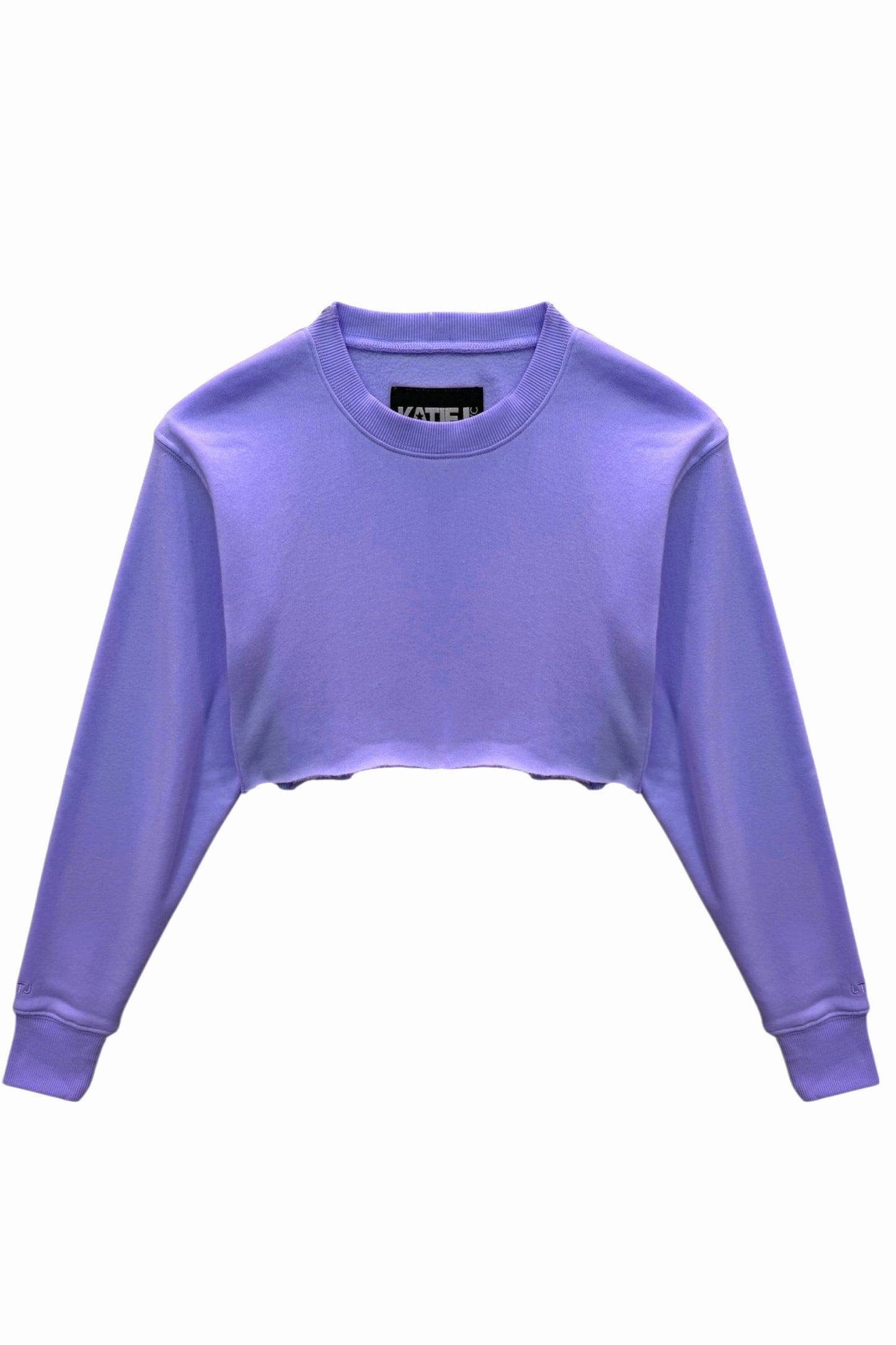 JUNIOR DYLAN SUPER CROP CREW SWEATSHIRT - FINAL SALE