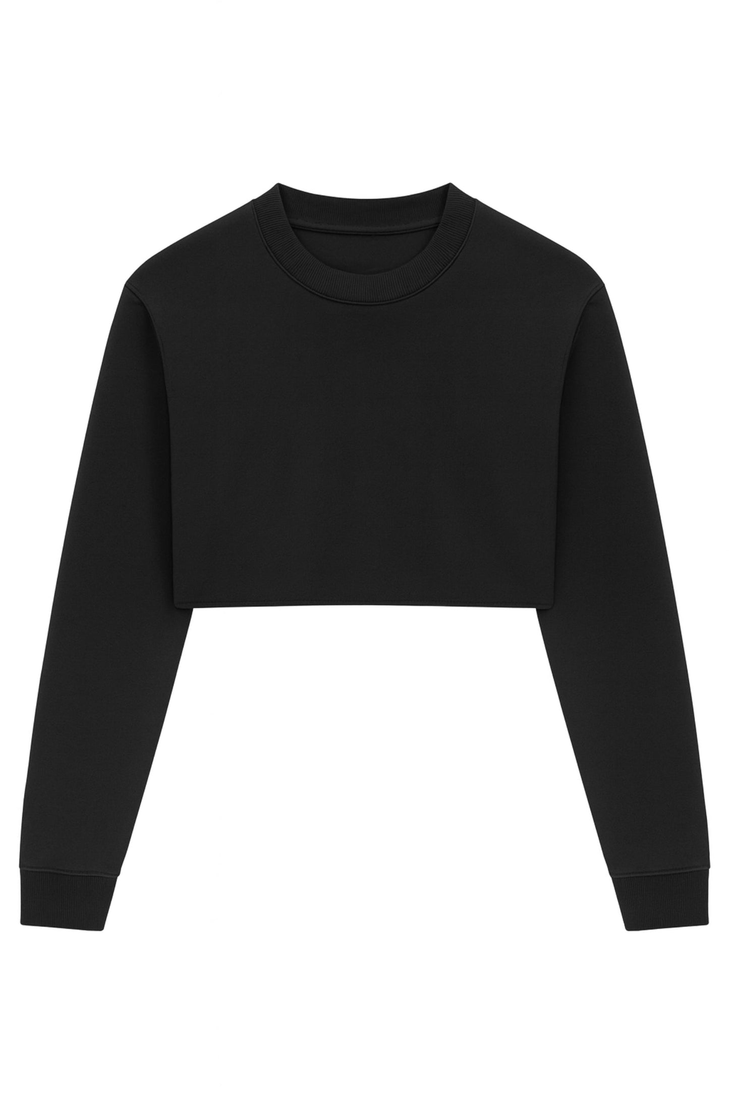 JUNIOR DYLAN SUPER CROP CREW SWEATSHIRT