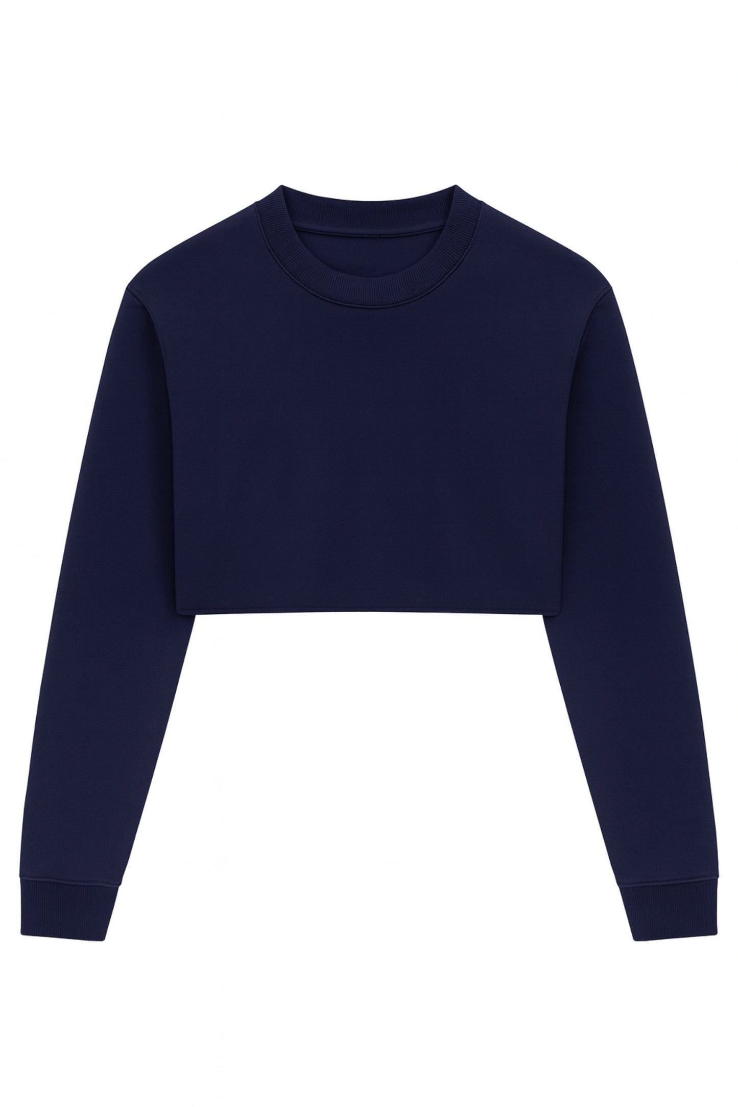 JUNIOR DYLAN SUPER CROP CREW SWEATSHIRT