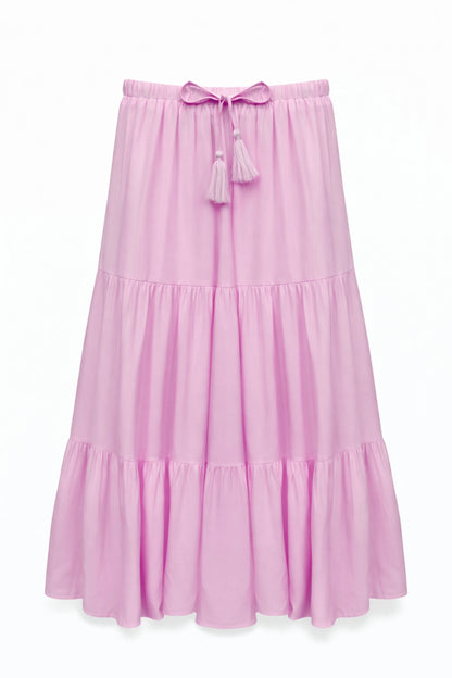 TWEEN ESME TIERED MAXI SKIRT- FINAL SALE