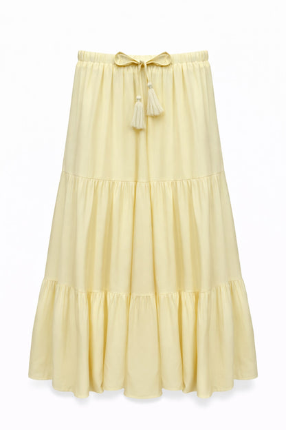 TWEEN ESME TIERED MAXI SKIRT- FINAL SALE