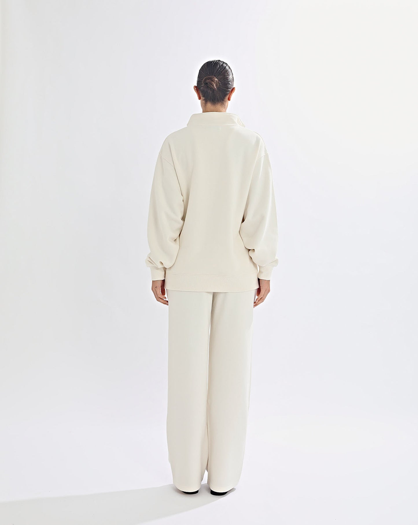 Alfie Zip Jumper Cream
