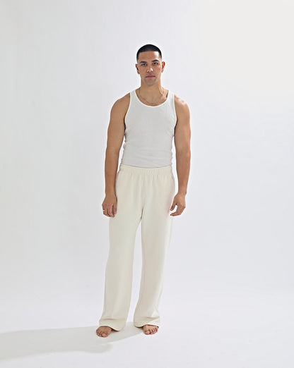 Alfie Trackpant Cream Cropped