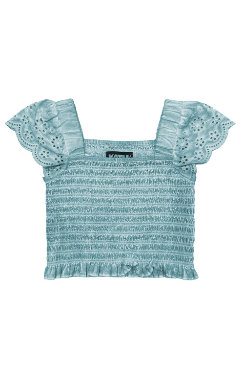 JUNIOR FAYE STONEWASH TOP - FINAL SALE