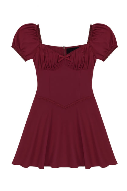 JUNIOR GEORGIE SOLID MILKMAID DRESS