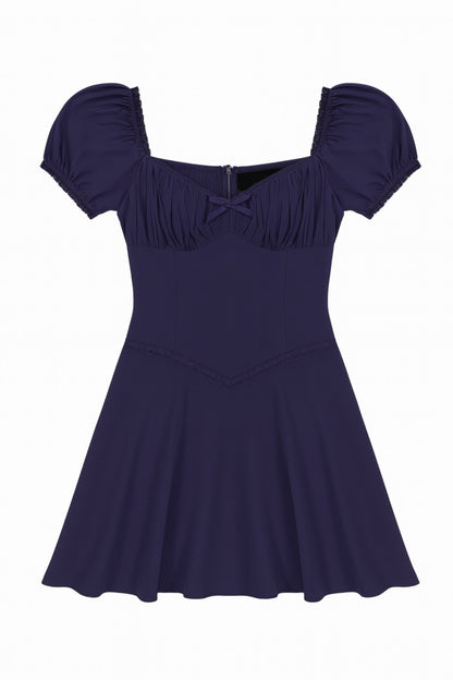 JUNIOR GEORGIE SOLID MILKMAID DRESS