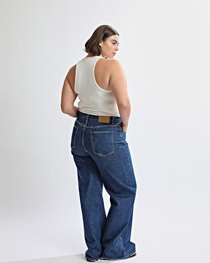 Harley High Rise Jeans Vintage Blue