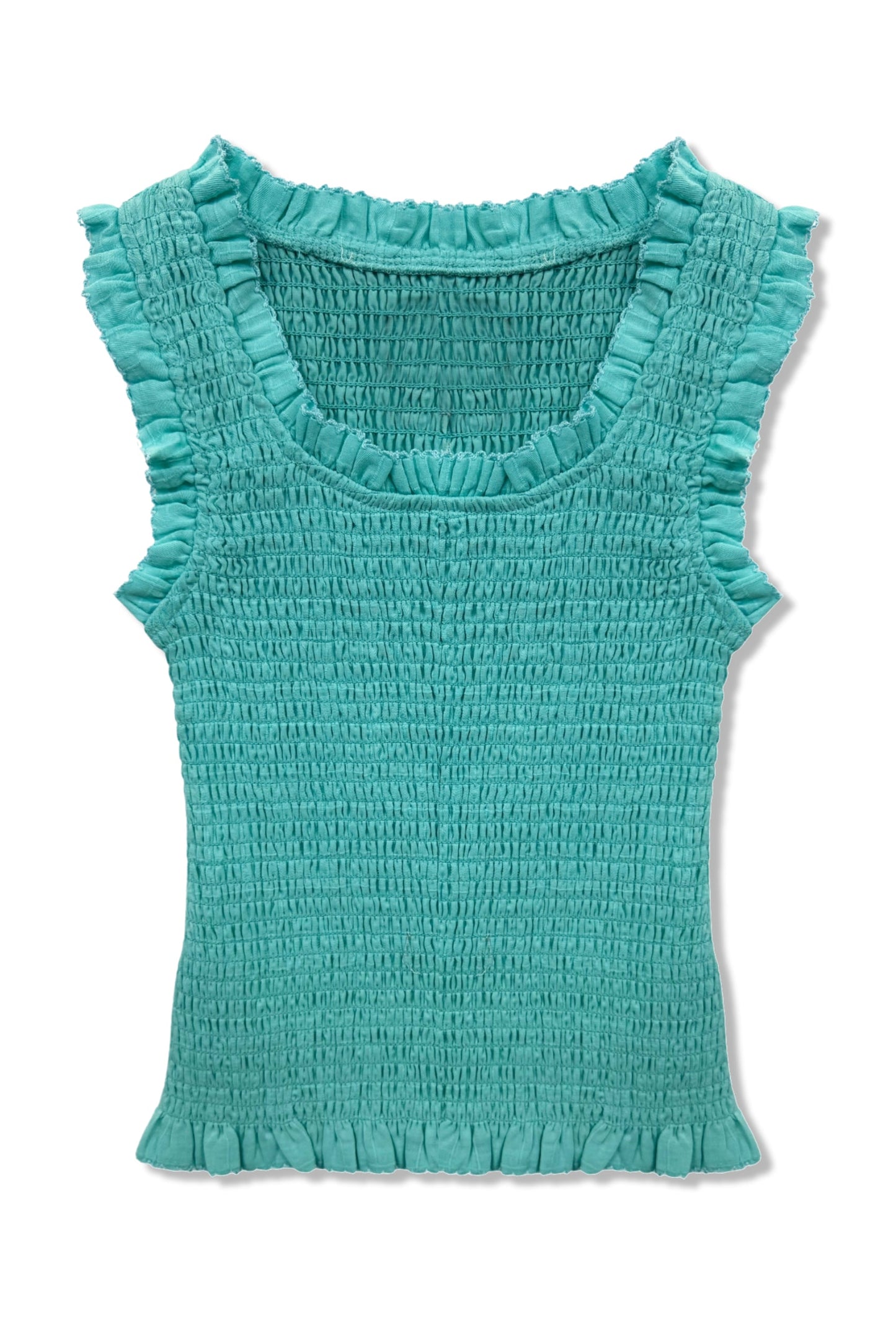 TWEEN HELENA SOLID SMOCKED TANK TOP - FINAL SALE