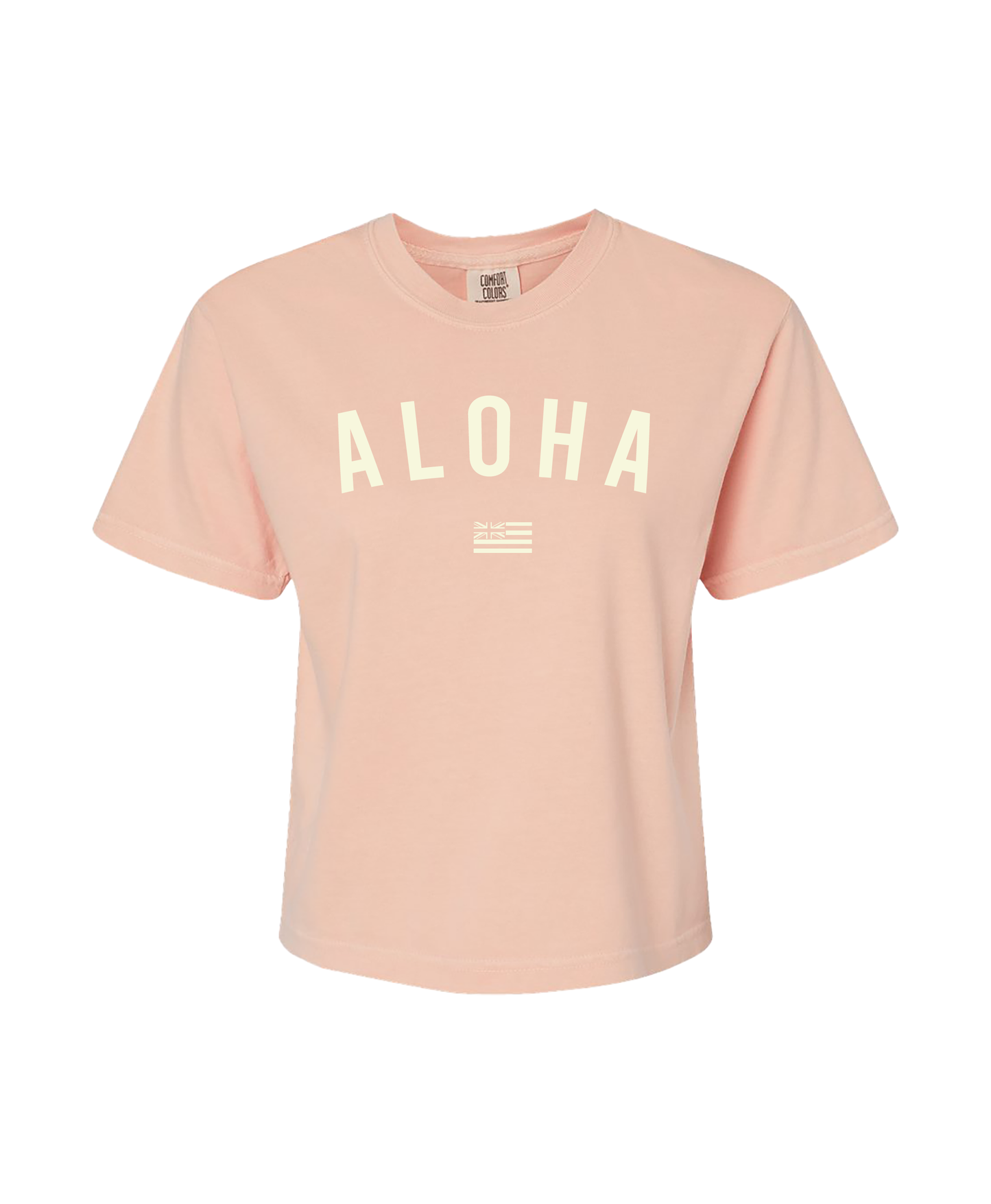 HH Aloha Women's Boxy Tshirt Peach