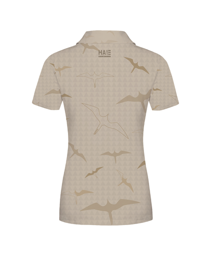 'Iwa Bird Wahine Anywhere Polo Dusty