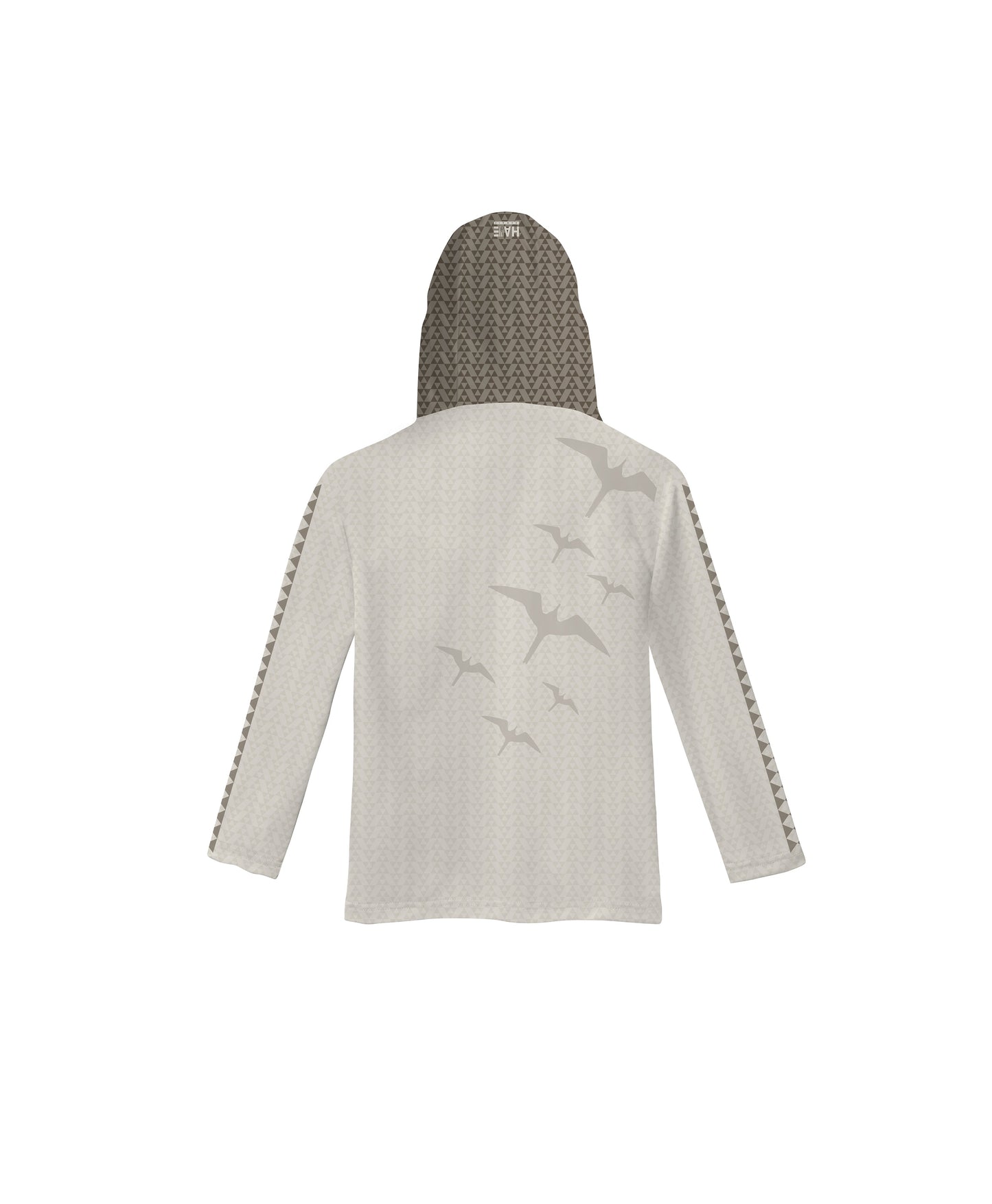'Iwa Triangles Toddler Hooded Long Sleeve Drifit Sandy