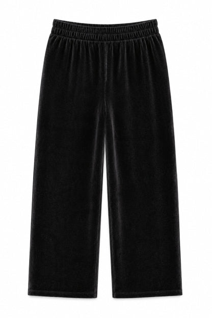 TWEEN JADE WIDE LEG VELOUR PANT