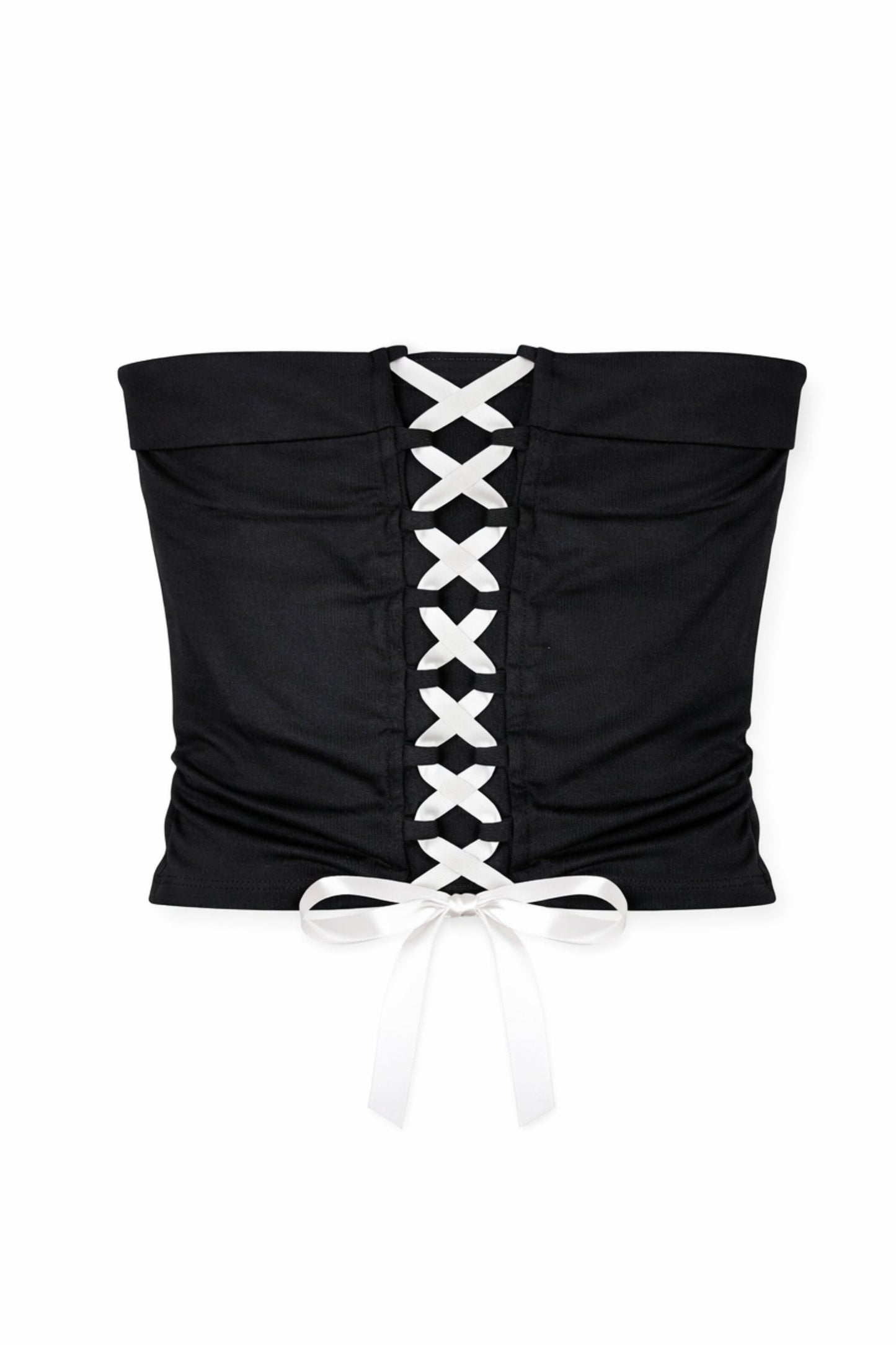 TWEEN JAYNA LACE UP BACK TUBE TOP