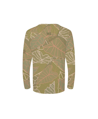 Kalo Youth Hooded Longsleeve Drifit Taupe