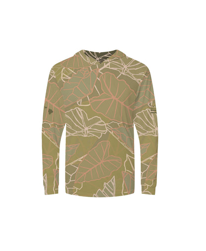 Kalo Youth Hooded Longsleeve Drifit Taupe