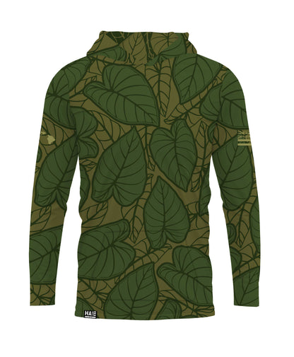 Kalo Patch Brown Hooded Longsleeve Drifit