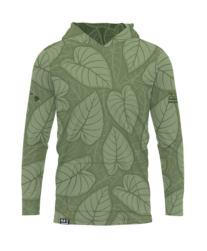 Kalo Patch Green Hooded Longsleeve Drifit