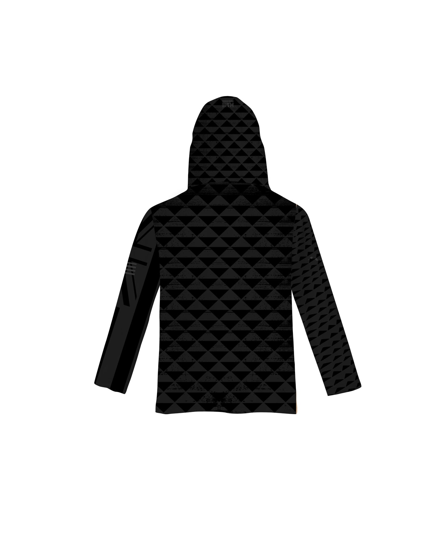 Kanaka Arch Black on Gray Toddler Hooded Long Sleeve Drifit