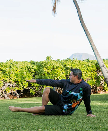 Ke Kai O Kahiki Hooded Longsleeve Dri Fit