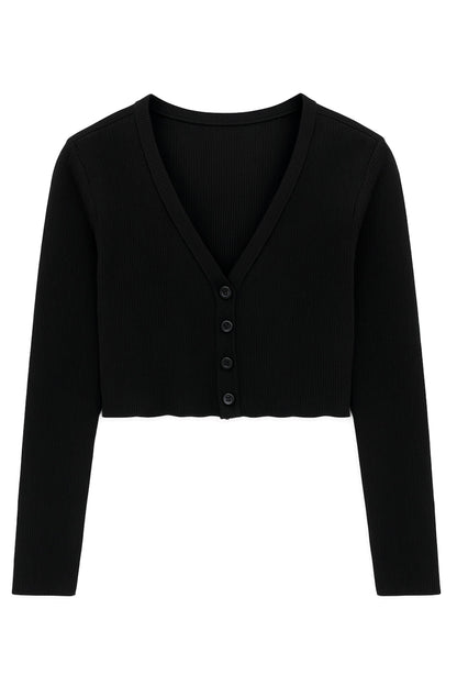 JUNIOR LIVI RIBBED CARDIGAN