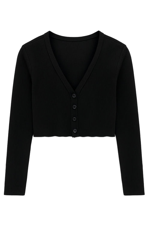 JUNIOR LIVI RIBBED CARDIGAN