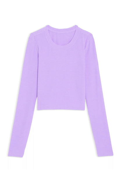 TWEEN LIVI RIBBED LONG SLEEVE TEE - FINAL SALE