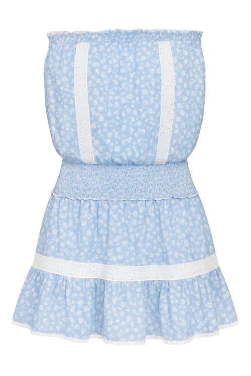JUNIOR LUCIA LACE INSERT DAY DRESS