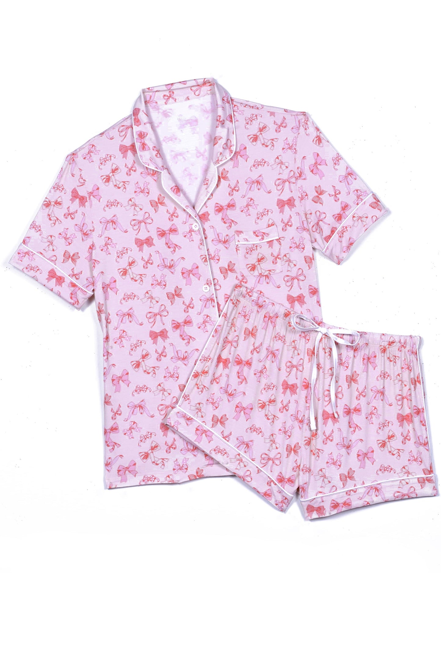 JUNIOR LYNN PRINTED SHORTS LOUNGE SET