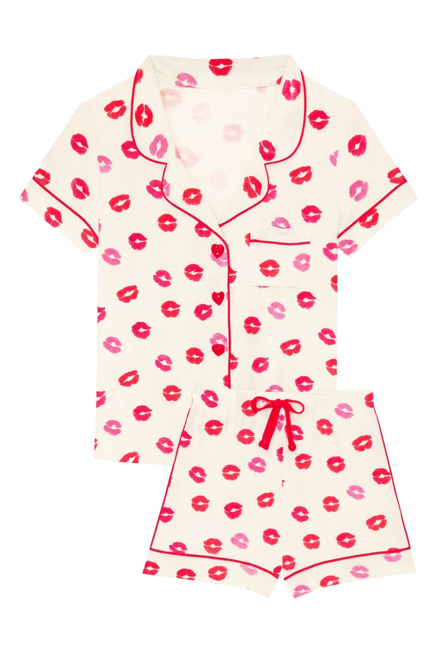 JUNIOR LYNN SHORTS VALENTINE'S LOUNGE SET