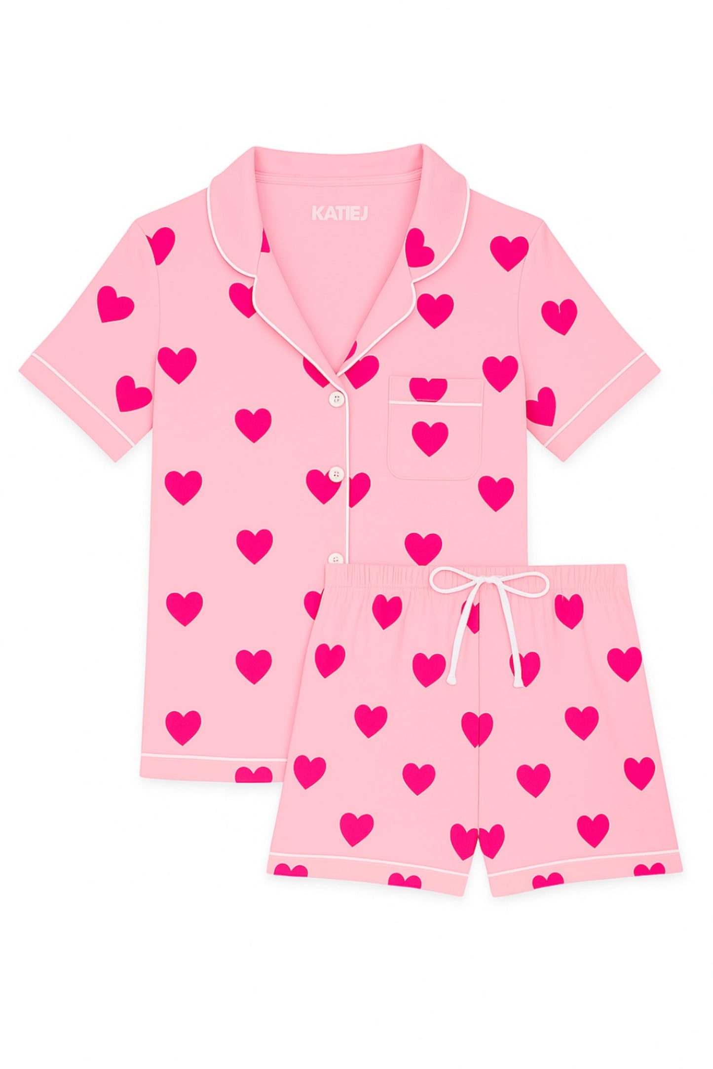 JUNIOR LYNN PRINTED SHORTS LOUNGE SET
