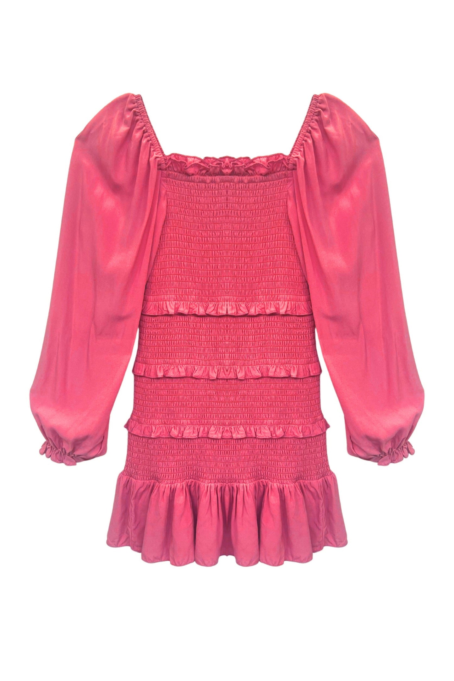 JUNIOR LAILA LONG SLEEVE SOLID DRESS - FINAL SALE