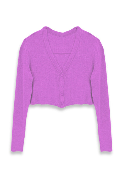TWEEN LIVI RIBBED CARDIGAN - FINAL SALE