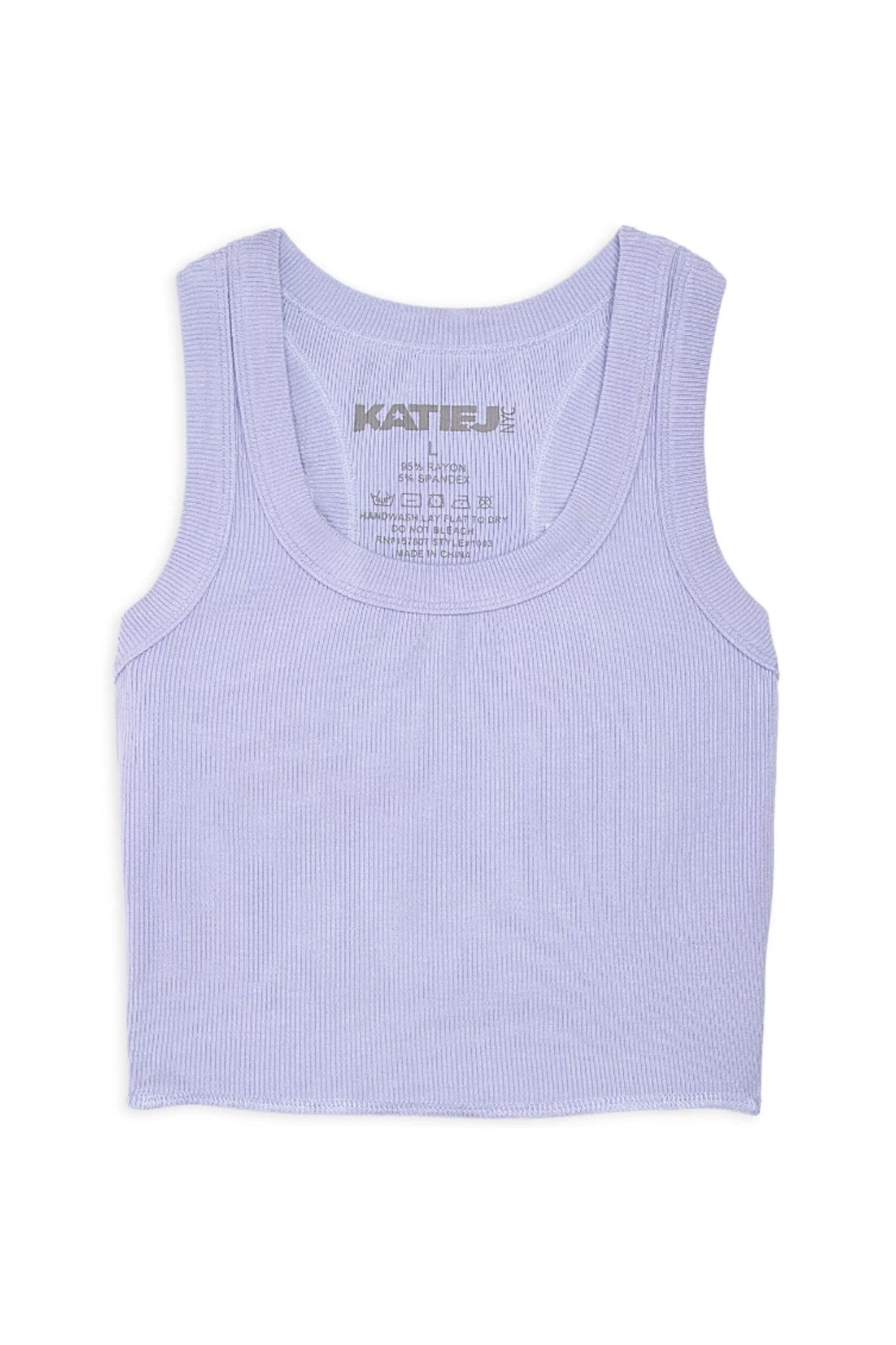 TWEEN LIVI RIBBED TANK SOLIDS - FINAL SALE