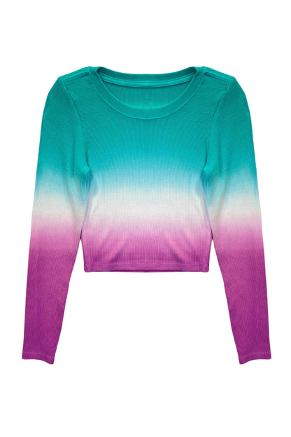 TWEEN LIVI RIBBED LONG SLEEVE TEE - FINAL SALE