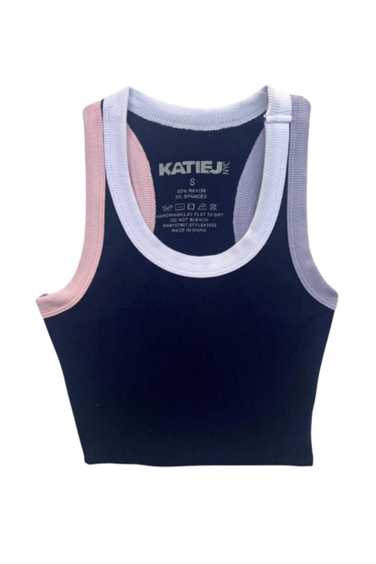 TWEEN LIVI RIBBED TANK SOLIDS - FINAL SALE