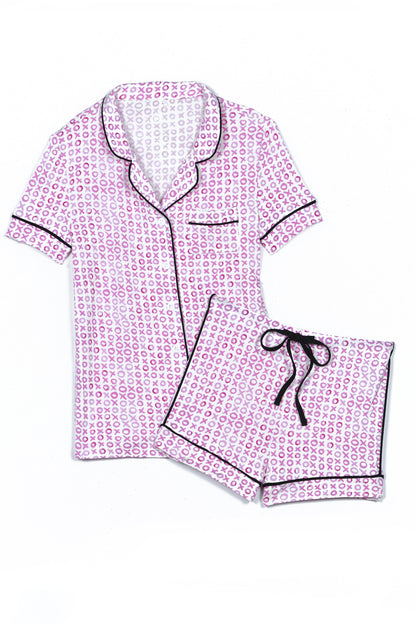 JUNIOR LYNN SHORTS VALENTINE'S LOUNGE SET