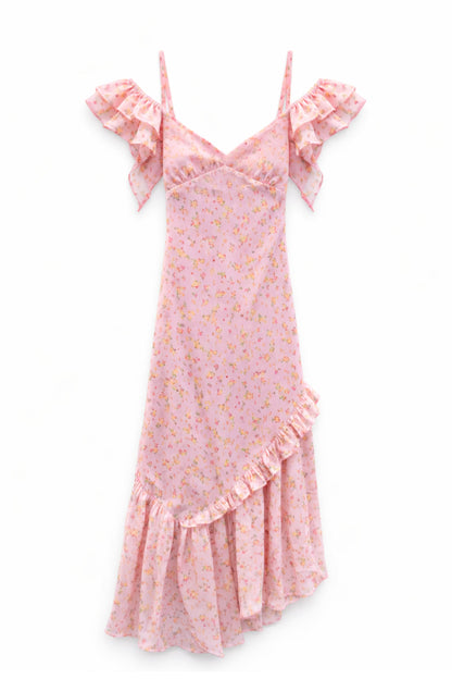 TWEEN MAGNOLIA PRINTED MAXI DRESS