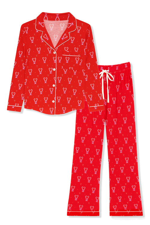 JUNIOR MAIA HOLIDAY PRINTED LOUNGE SET
