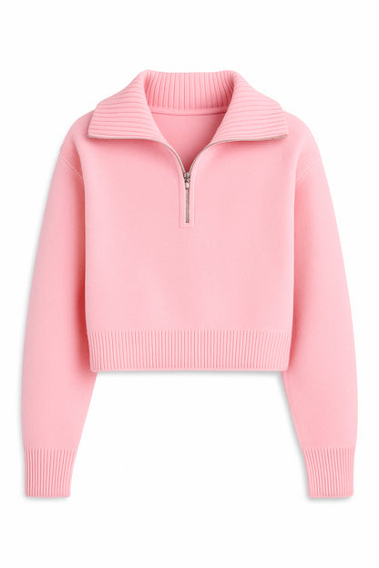 TWEEN MARISSA QUARTER ZIP SWEATER - FINAL SALE