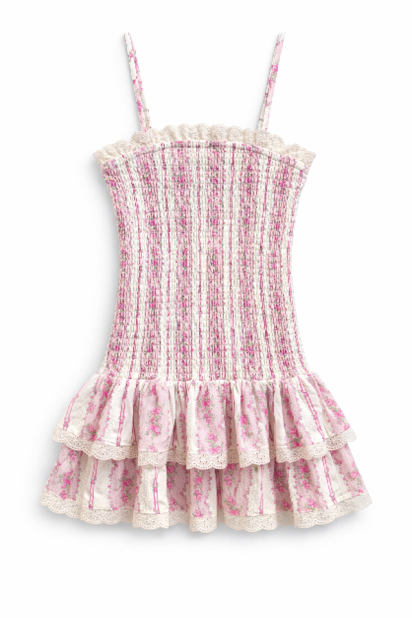 TWEEN MELINA PRINTED DROP WAIST RUFFLE DRESS